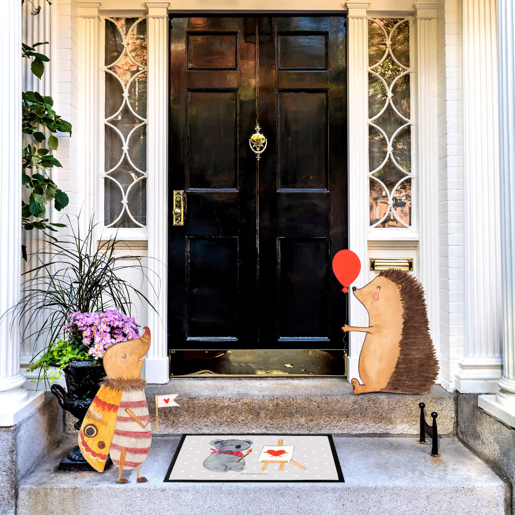 Doormat Koala bear Artist Koala, proof of love, artist, love, feelings, drawing, love gift