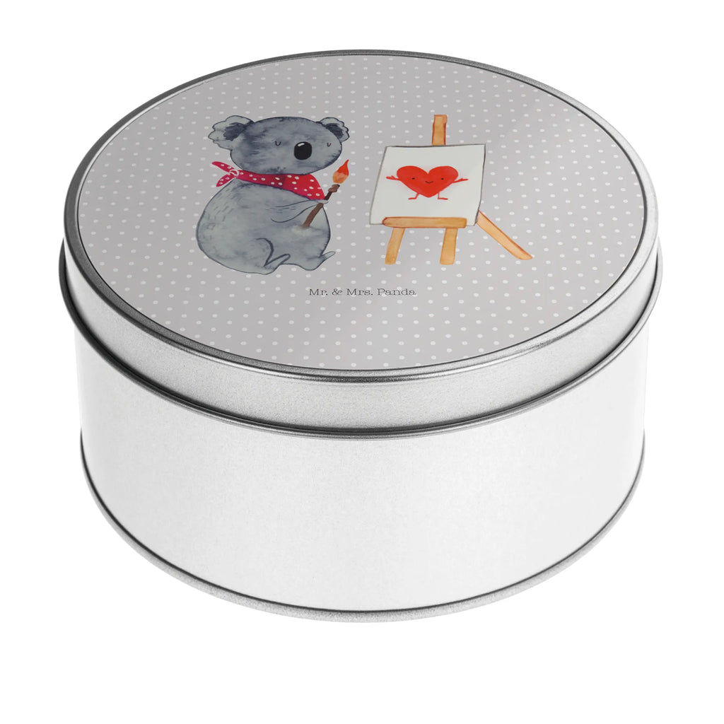 Blechdose rund Koala Künstler plätzchendosen, Geschenkdose, Keksdose, Aufbewahrungsdosen, Aufbewahrungsdose, Blechdose Rund, runde dosen, Blechdose, Runde Blechdose, gebäckdosen, geschenkdosen, Metalldose, runddosen, blechdosen, runddose, runde keksdose, runde blechdosen, metalldosen, Dose, Runde Dose, Vorratsdose, Aufbewahrungsbox, dosen, Vorratsdosen, metallboxen, plätzchendose, runde keksdosen, gebäckdose, keksdosen, Metallbox, Metalldose Rund, Koala, Koalabär, Liebensbeweis, Liebe, Künstler, Zeichnen, Liebesgeschenk, Gefühle