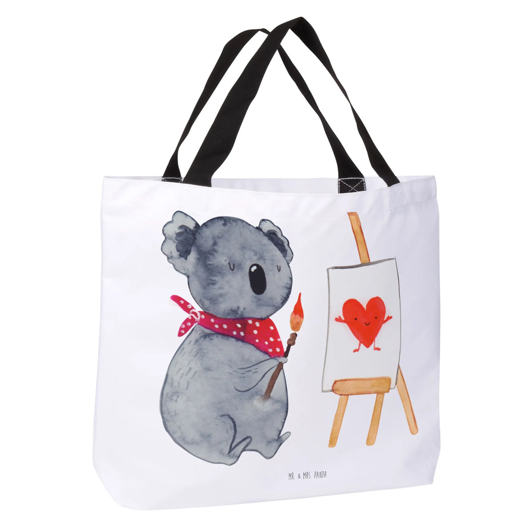 Shopper Koala Künstler Tüte, Beutel, Schultasche, XXL Tasche, Strandtasche, Shopper, Ausflug, XL, Einkaufstasche, Schultertasche, Freizeittasche, Alltagstasche, Tragebeutel, Einkaufsbeutel, Stofftasche, Schulbeutel, Koala, Koalabär, Künstler, Liebensbeweis, Liebesgeschenk, Gefühle, Liebe, Zeichnen