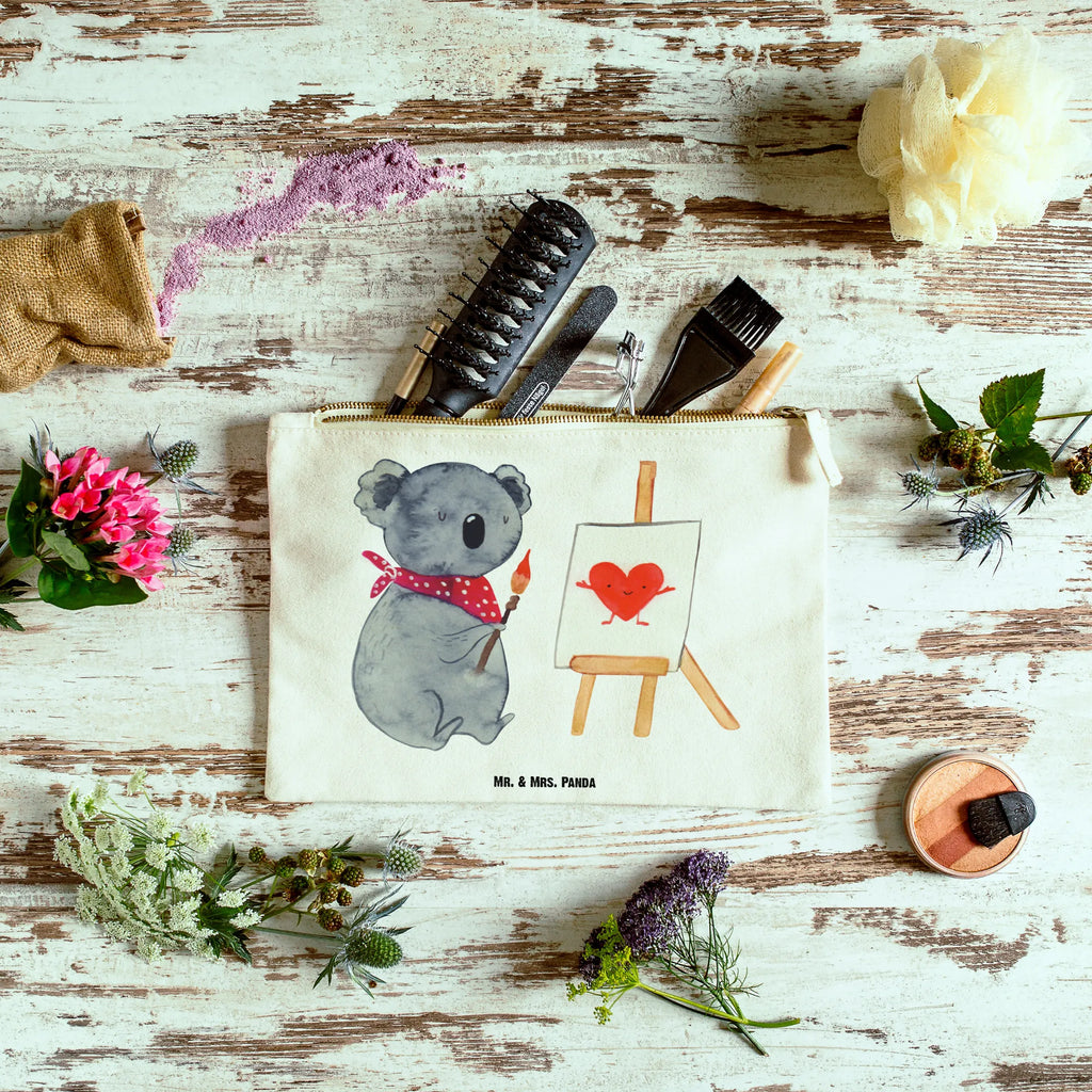 Make-up bag Koala bear Artist pencil case, utensilientasche, Waschbeutel, Kulturbeutel, Stiftemäppchen, beauty tasche, Federmappe, Schminktäschchen, kosmetiktäschchen, aufbewahrungstasche, Etui, Kulturtasche, toiletry bag, Schminktasche, Mäppchen, aufbewahrungsbeutel, Kosmetiktasche, Kosmetikbeutel, Waschtasche, Schlampermäppchen, beauty case, pinsel tasche, Schminkbeutel, Koalabär, Koala, Künstler, Zeichnen, Liebensbeweis, Liebesgeschenk, Liebe, Gefühle