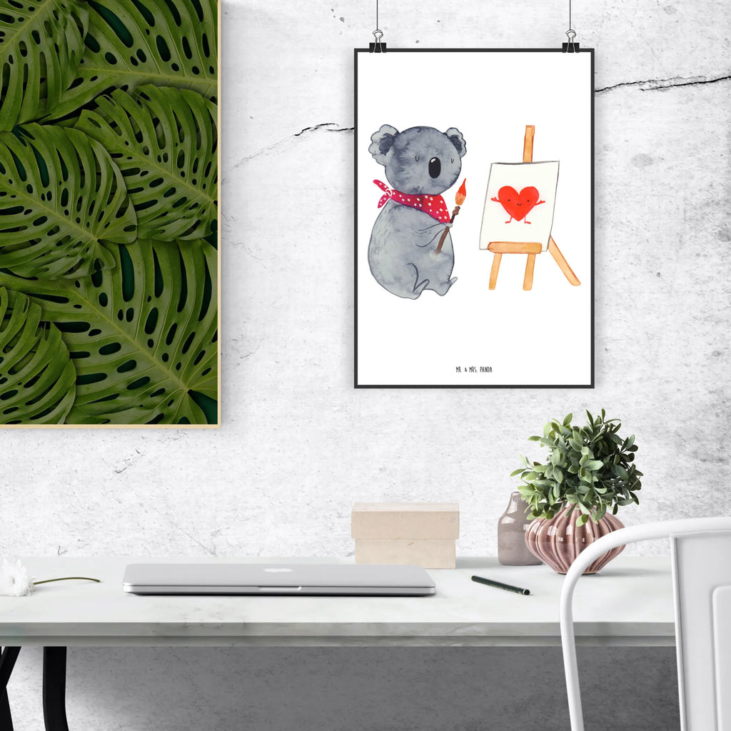 Poster Koala bear Artist Wandschmuck, Wanddekoration, Bild, kunstposter, Posterdruck, Mr. & Mrs. Panda Poster, Wandposter, drucke, kunst für die wand, Deko Bild, wanddruck, Poster, wandkunst, Kunstdruck, kunstdruck poster, wanddeko, Bild für Wand, Wandbild, Wanddeko Bild, Plakat, Designposter, grafikposter, Koalabär, Koala, Künstler, Liebesgeschenk, Zeichnen, Liebe, Liebensbeweis, Gefühle