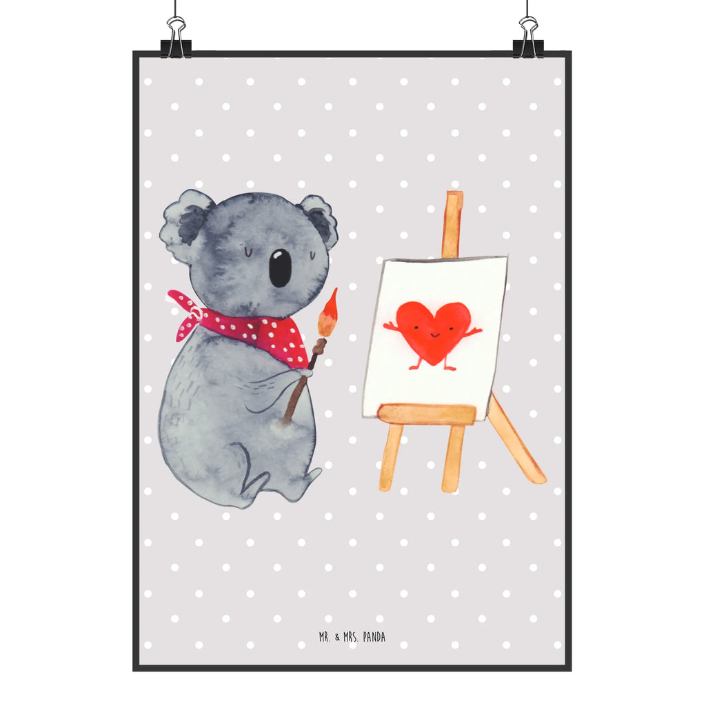 Poster Koala bear Artist Wandschmuck, Wanddekoration, Bild, kunstposter, Posterdruck, Mr. & Mrs. Panda Poster, Wandposter, drucke, kunst für die wand, Deko Bild, wanddruck, Poster, wandkunst, Kunstdruck, kunstdruck poster, wanddeko, Bild für Wand, Wandbild, Wanddeko Bild, Plakat, Designposter, grafikposter, Koalabär, Koala, Künstler, Liebesgeschenk, Zeichnen, Liebe, Liebensbeweis, Gefühle