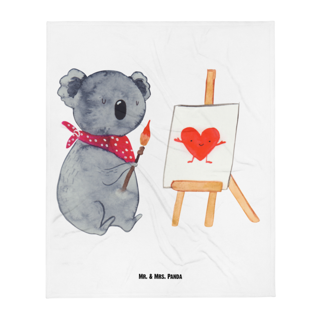 Babydecke Koala Künstler Koala, Liebe, Liebensbeweis, Liebesgeschenk, Gefühle, Künstler, zeichnen Babydecke, Babygeschenk, Geschenk Geburt, Babyecke Kuscheldecke, Krabbeldecke  Koala, Koalabär