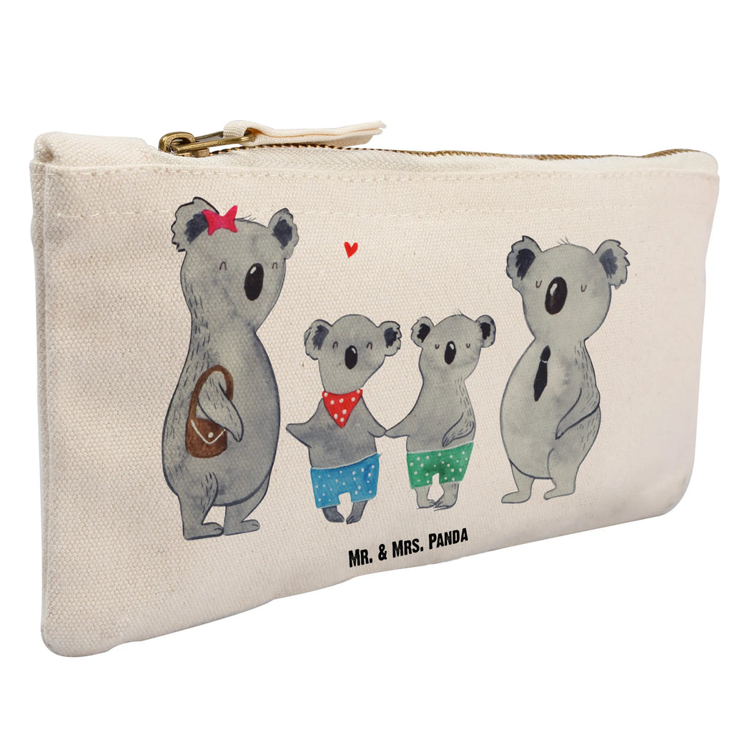 Make-up bag Koala family with two kids Schlampermäppchen, Kosmetiktasche, Waschtasche, aufbewahrungsbeutel, Schminkbeutel, Federmappe, Kulturbeutel, Schminktäschchen, Schminktasche, Kulturtasche, beauty tasche, utensilientasche, pinsel tasche, aufbewahrungstasche, Waschbeutel, Kosmetikbeutel, toiletry bag, Stiftemäppchen, pencil case, kosmetiktäschchen, Etui, Mäppchen, beauty case, Bruder, Papa, Opa, Schwester, Oma, Familie, Vatertag, Mama, Muttertag, Beste Familie, Familienleben, Familienzeit, Koala, Koalabär, Lieblingsfamilie, Koalafamilie