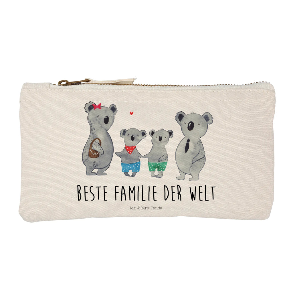Make-up bag Koala family with two kids Schlampermäppchen, Kosmetiktasche, Waschtasche, aufbewahrungsbeutel, Schminkbeutel, Federmappe, Kulturbeutel, Schminktäschchen, Schminktasche, Kulturtasche, beauty tasche, utensilientasche, pinsel tasche, aufbewahrungstasche, Waschbeutel, Kosmetikbeutel, toiletry bag, Stiftemäppchen, pencil case, kosmetiktäschchen, Etui, Mäppchen, beauty case, Bruder, Papa, Opa, Schwester, Oma, Familie, Vatertag, Mama, Muttertag, Beste Familie, Familienleben, Familienzeit, Koala, Koalabär, Lieblingsfamilie, Koalafamilie