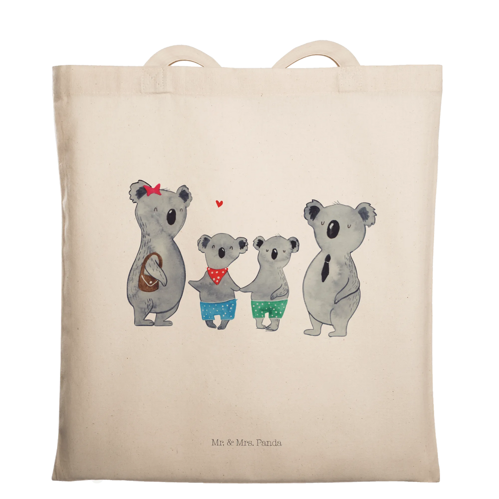 Tote bag Koala family with two kids shopper, shoulder bag, pouch, jute bag, cotton bag, shopping bag, Carrier bag, bag, cloth bag, Family, Father's Day, Mother's Day, brother, sister, Mom, Dad, family life, family, koala family, favourite family, family time, koala, koala bear, best family