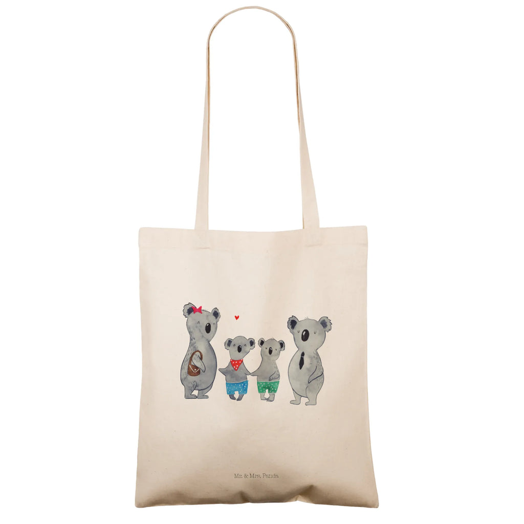 Tote bag Koala family with two kids shopper, shoulder bag, pouch, jute bag, cotton bag, shopping bag, Carrier bag, bag, cloth bag, Family, Father's Day, Mother's Day, brother, sister, Mom, Dad, family life, family, koala family, favourite family, family time, koala, koala bear, best family