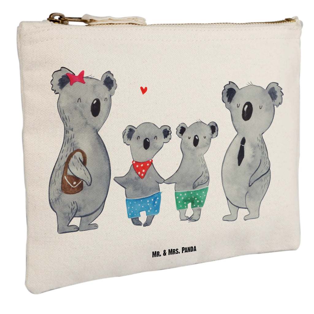 Make-up bag Koala family with two kids Schlampermäppchen, Kosmetiktasche, Waschtasche, aufbewahrungsbeutel, Schminkbeutel, Federmappe, Kulturbeutel, Schminktäschchen, Schminktasche, Kulturtasche, beauty tasche, utensilientasche, pinsel tasche, aufbewahrungstasche, Waschbeutel, Kosmetikbeutel, toiletry bag, Stiftemäppchen, pencil case, kosmetiktäschchen, Etui, Mäppchen, beauty case, Bruder, Papa, Opa, Schwester, Oma, Familie, Vatertag, Mama, Muttertag, Beste Familie, Familienleben, Familienzeit, Koala, Koalabär, Lieblingsfamilie, Koalafamilie
