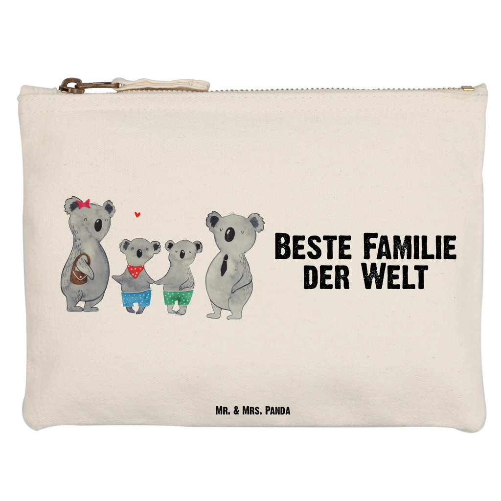 Make-up bag Koala family with two kids Schlampermäppchen, Kosmetiktasche, Waschtasche, aufbewahrungsbeutel, Schminkbeutel, Federmappe, Kulturbeutel, Schminktäschchen, Schminktasche, Kulturtasche, beauty tasche, utensilientasche, pinsel tasche, aufbewahrungstasche, Waschbeutel, Kosmetikbeutel, toiletry bag, Stiftemäppchen, pencil case, kosmetiktäschchen, Etui, Mäppchen, beauty case, Bruder, Papa, Opa, Schwester, Oma, Familie, Vatertag, Mama, Muttertag, Beste Familie, Familienleben, Familienzeit, Koala, Koalabär, Lieblingsfamilie, Koalafamilie