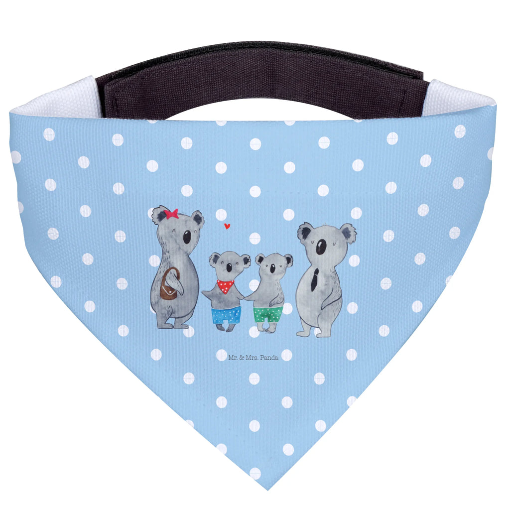 Dog neckerchief Koala family with two kids Tuch, Halstuch, Mittel, Hunde, Hundehalstuch, Mittelgroße Hunde, Bruder, Schwester, Familie, Opa, Oma, Papa, Mama, Vatertag, Muttertag, Beste Familie, Familienleben, Familienzeit, Lieblingsfamilie, Koalafamilie, Koalabär, Koala
