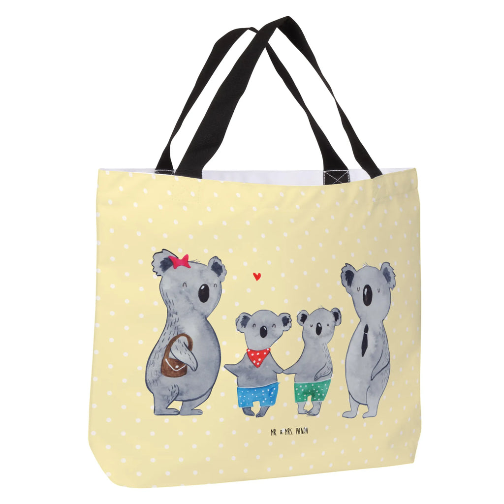Shopper Koala Familie zwei Alltagstasche, Freizeittasche, Tragebeutel, Tasche, Shopper, Einkaufstasche, Beutel, Schulbeutel, Strandtasche, Schultasche, Einkaufsbeutel, Familie, Vatertag, Muttertag, Bruder, Schwester, Mama, Papa, Oma, Opa, Koalabär, Familienleben, Lieblingsfamilie, Koala, Koalafamilie, Familienzeit, beste Familie