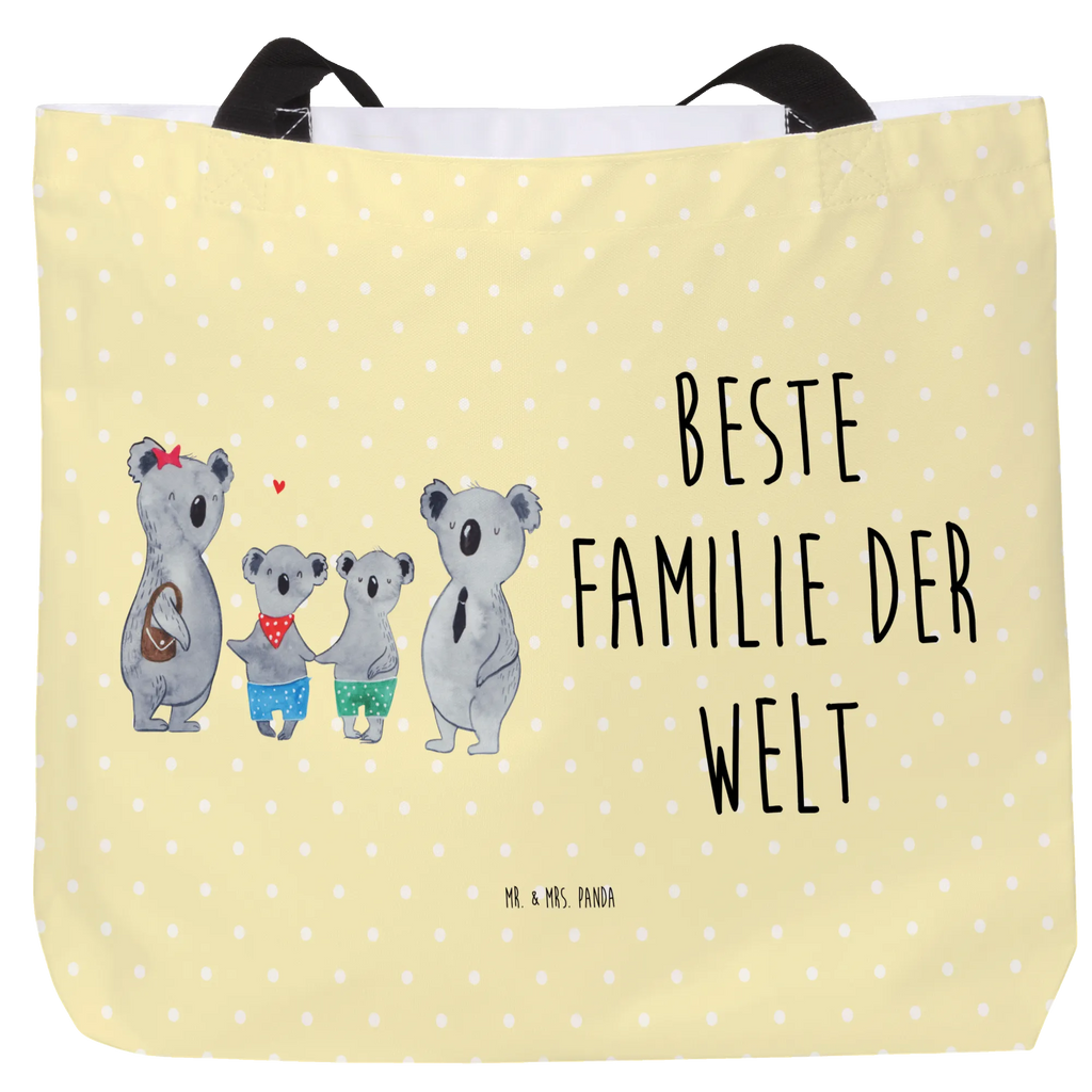 Shopper Koala Familie zwei Alltagstasche, Freizeittasche, Tragebeutel, Tasche, Shopper, Einkaufstasche, Beutel, Schulbeutel, Strandtasche, Schultasche, Einkaufsbeutel, Familie, Vatertag, Muttertag, Bruder, Schwester, Mama, Papa, Oma, Opa, Koalabär, Familienleben, Lieblingsfamilie, Koala, Koalafamilie, Familienzeit, beste Familie