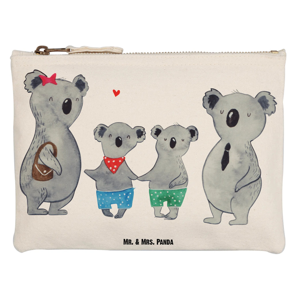 Make-up bag Koala family with two kids Schlampermäppchen, Kosmetiktasche, Waschtasche, aufbewahrungsbeutel, Schminkbeutel, Federmappe, Kulturbeutel, Schminktäschchen, Schminktasche, Kulturtasche, beauty tasche, utensilientasche, pinsel tasche, aufbewahrungstasche, Waschbeutel, Kosmetikbeutel, toiletry bag, Stiftemäppchen, pencil case, kosmetiktäschchen, Etui, Mäppchen, beauty case, Bruder, Papa, Opa, Schwester, Oma, Familie, Vatertag, Mama, Muttertag, Beste Familie, Familienleben, Familienzeit, Koala, Koalabär, Lieblingsfamilie, Koalafamilie