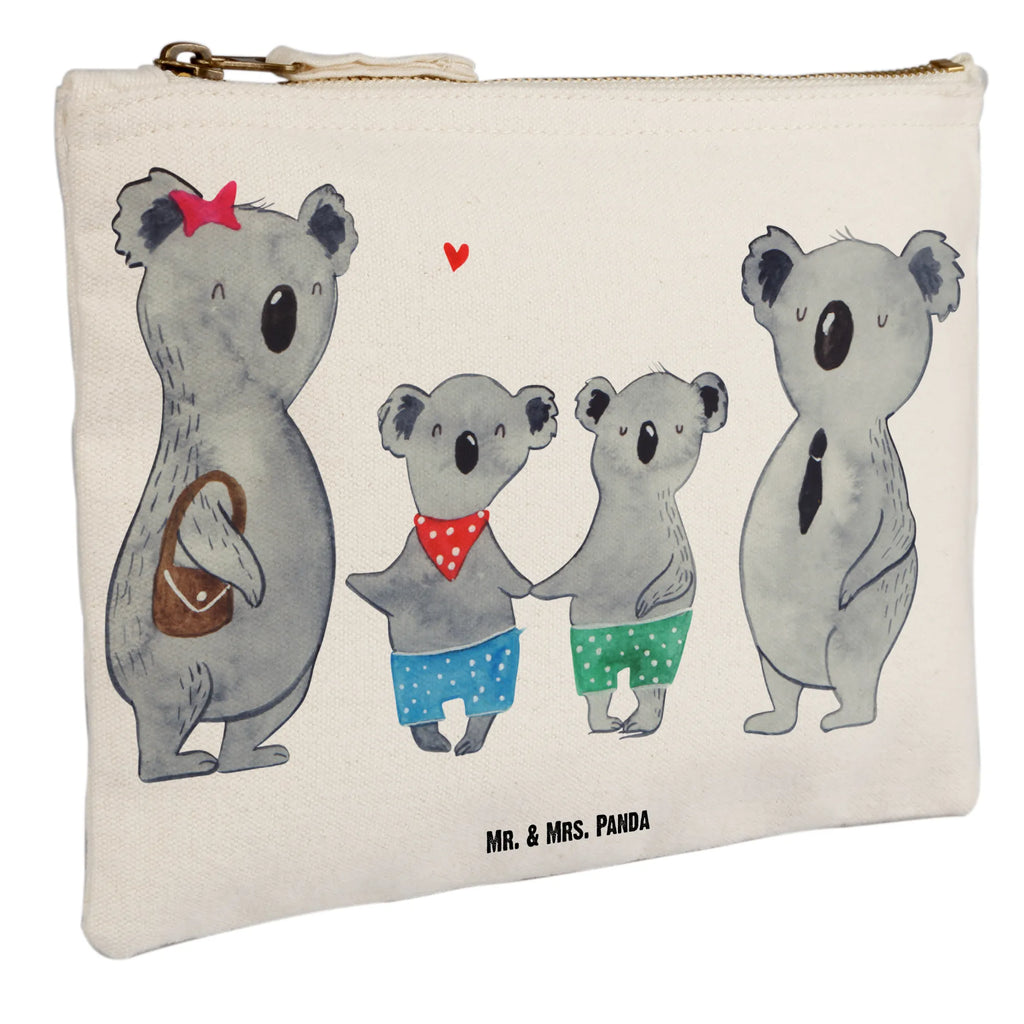 Make-up bag Koala family with two kids Schlampermäppchen, Kosmetiktasche, Waschtasche, aufbewahrungsbeutel, Schminkbeutel, Federmappe, Kulturbeutel, Schminktäschchen, Schminktasche, Kulturtasche, beauty tasche, utensilientasche, pinsel tasche, aufbewahrungstasche, Waschbeutel, Kosmetikbeutel, toiletry bag, Stiftemäppchen, pencil case, kosmetiktäschchen, Etui, Mäppchen, beauty case, Bruder, Papa, Opa, Schwester, Oma, Familie, Vatertag, Mama, Muttertag, Beste Familie, Familienleben, Familienzeit, Koala, Koalabär, Lieblingsfamilie, Koalafamilie