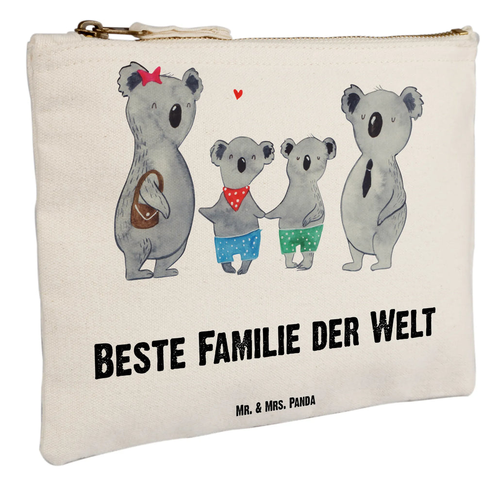 Make-up bag Koala family with two kids Schlampermäppchen, Kosmetiktasche, Waschtasche, aufbewahrungsbeutel, Schminkbeutel, Federmappe, Kulturbeutel, Schminktäschchen, Schminktasche, Kulturtasche, beauty tasche, utensilientasche, pinsel tasche, aufbewahrungstasche, Waschbeutel, Kosmetikbeutel, toiletry bag, Stiftemäppchen, pencil case, kosmetiktäschchen, Etui, Mäppchen, beauty case, Bruder, Papa, Opa, Schwester, Oma, Familie, Vatertag, Mama, Muttertag, Beste Familie, Familienleben, Familienzeit, Koala, Koalabär, Lieblingsfamilie, Koalafamilie