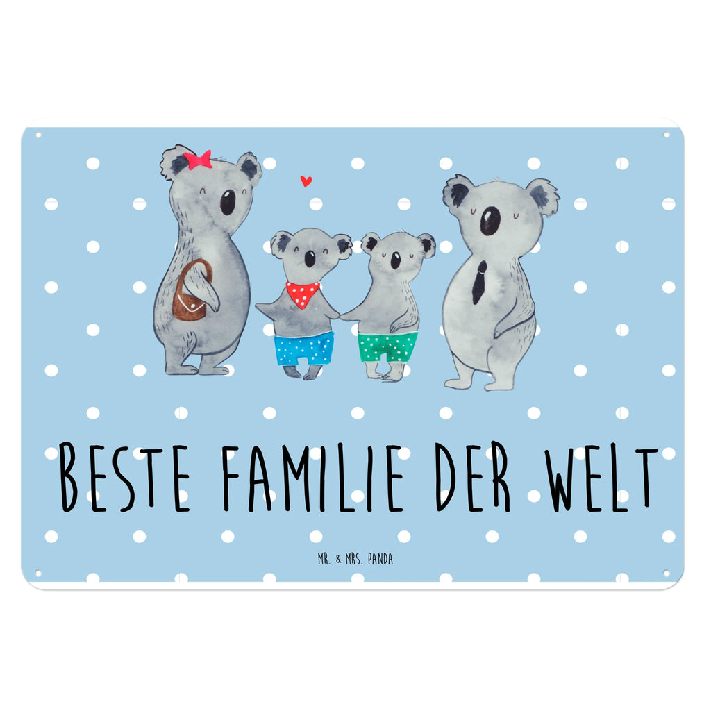 Tin sign Koala family with two kids Blechschild Küche, Dekoschild Metall, Blechschild Zum Aufhängen, Türschild Metall, Blechschild Für Frauen, Blechschild Für Männer, Blechschild Büro, Wandschild Metall, Blechschild, Blechschild Groß, Muttertag, Schwester, Mama, Bruder, Vatertag, Papa, Oma, Opa, Familie, Lieblingsfamilie, Familienzeit, Beste Familie, Koalabär, Familienleben, Koalafamilie, Koala