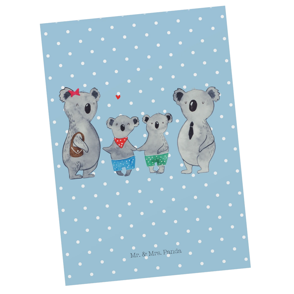 Postcard Koala family with two kids Ansichtskarten, Karte, Einladungskarten Geburtstag, Einladung, Einladung Geburtstag, Dankeskarte, Geburtstagskarte, Postkarte, Geschenkkarte, Einladungskarte, Ansichtskarte, Grußkarte, Familie, Vatertag, Muttertag, Bruder, Schwester, Mama, Papa, Oma, Opa, Koalafamilie, Koala, Familienleben, Lieblingsfamilie, Familienzeit, beste Familie, Koalabär