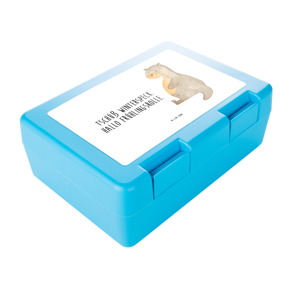 Brotdose Otter Bauch Brotbox, Snackbox, Lunch box, Butterbrotdose, Brotzeitbox, Otter, Fischotter, Seeotter, Otter Seeotter See Otter
