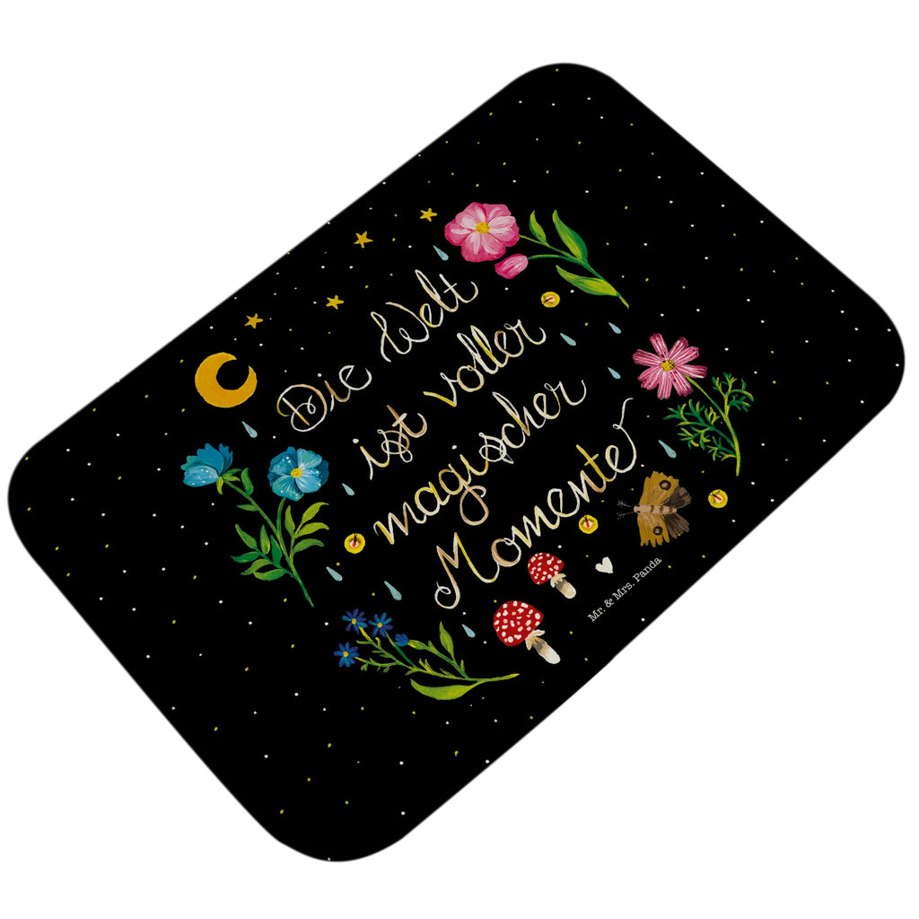 Bath mat Magic World Shower mat, Bath mat, Bath rug, non-slip, Nature, joy of life, love, night, saying positive, flowers, wisdom, black, magic, Magic moments, saying beautiful, motivation