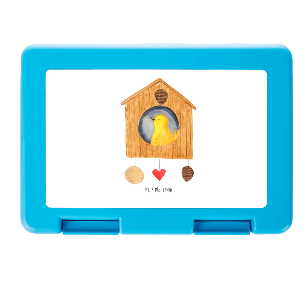 Pudełko na kanapki ptak Dom Brotbox, Snackbox, Lunch box, Butterbrotdose, Brotzeitbox, Tiermotive, Gute Laune, lustige Sprüche, Tiere, Vogel, Vögel, Vogelhaus, Vogelhäuschen, Home sweet home, Zuhause, Nest, Eigenheim, Familie, Wohnung, Haus, unser Haus, Lieblingsort, Castle