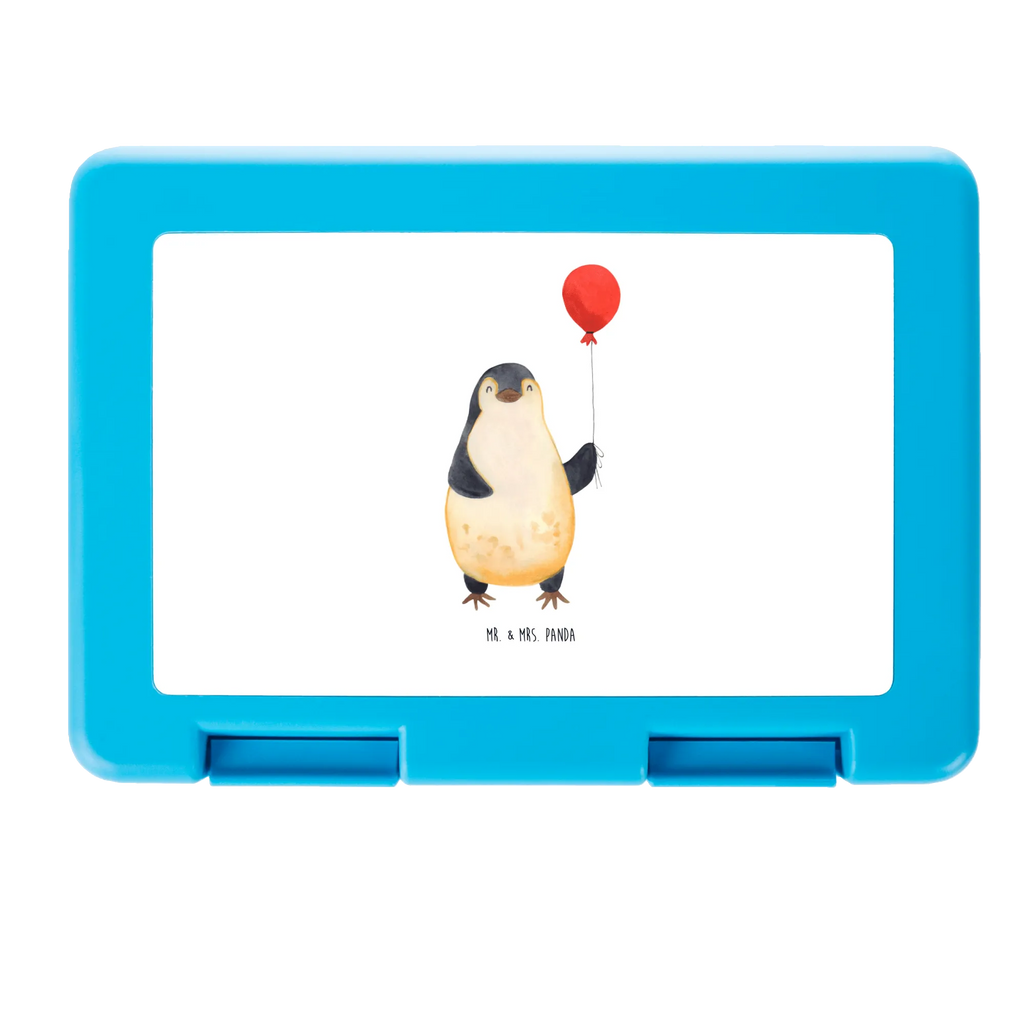 Lunch box Penguin balloon Brotbox, Snackbox, Lunch box, Butterbrotdose, Brotzeitbox, Pinguin, Pinguine, Luftballon, Tagträume, Lebenslust, Geschenk Freundin, Geschenkidee, beste Freundin, Motivation, Neustart, neues Leben, Liebe, Glück
