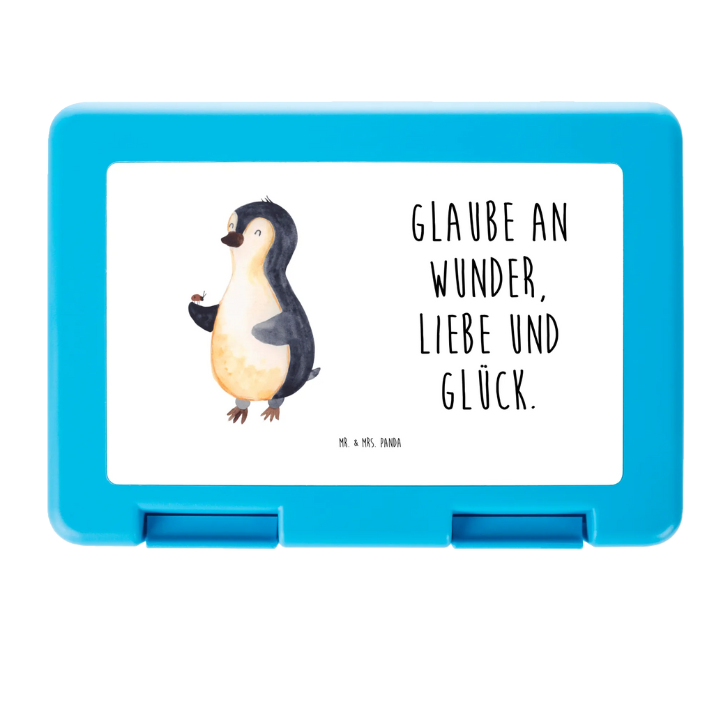 Lunch box Penguin ladybug Brotbox, Snackbox, Lunch box, Butterbrotdose, Brotzeitbox, Pinguin, Pinguine, Marienkäfer, Liebe, Wunder, Glück, Freude, Lebensfreude