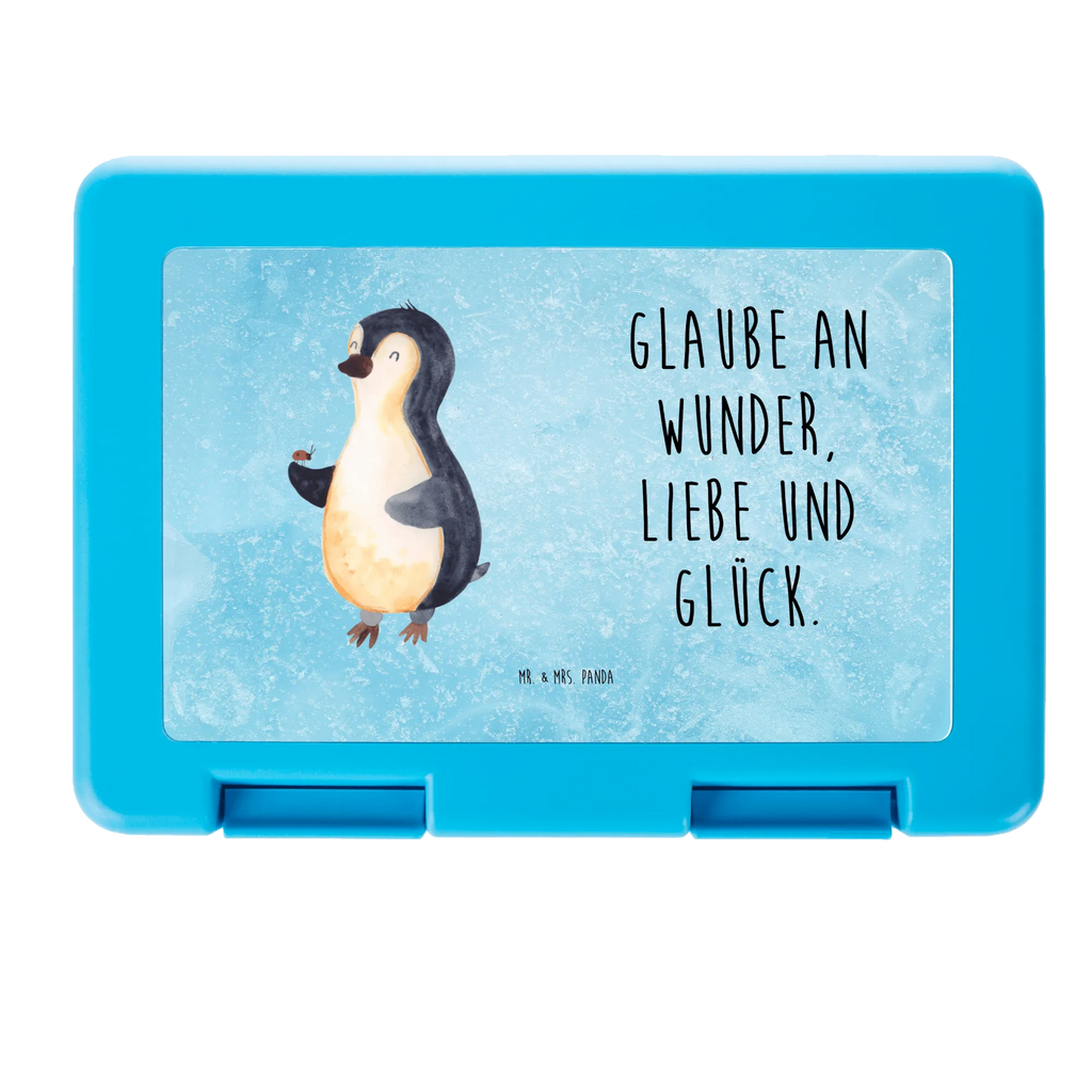 Lunch box Penguin ladybug Brotbox, Snackbox, Lunch box, Butterbrotdose, Brotzeitbox, Pinguin, Pinguine, Marienkäfer, Liebe, Wunder, Glück, Freude, Lebensfreude