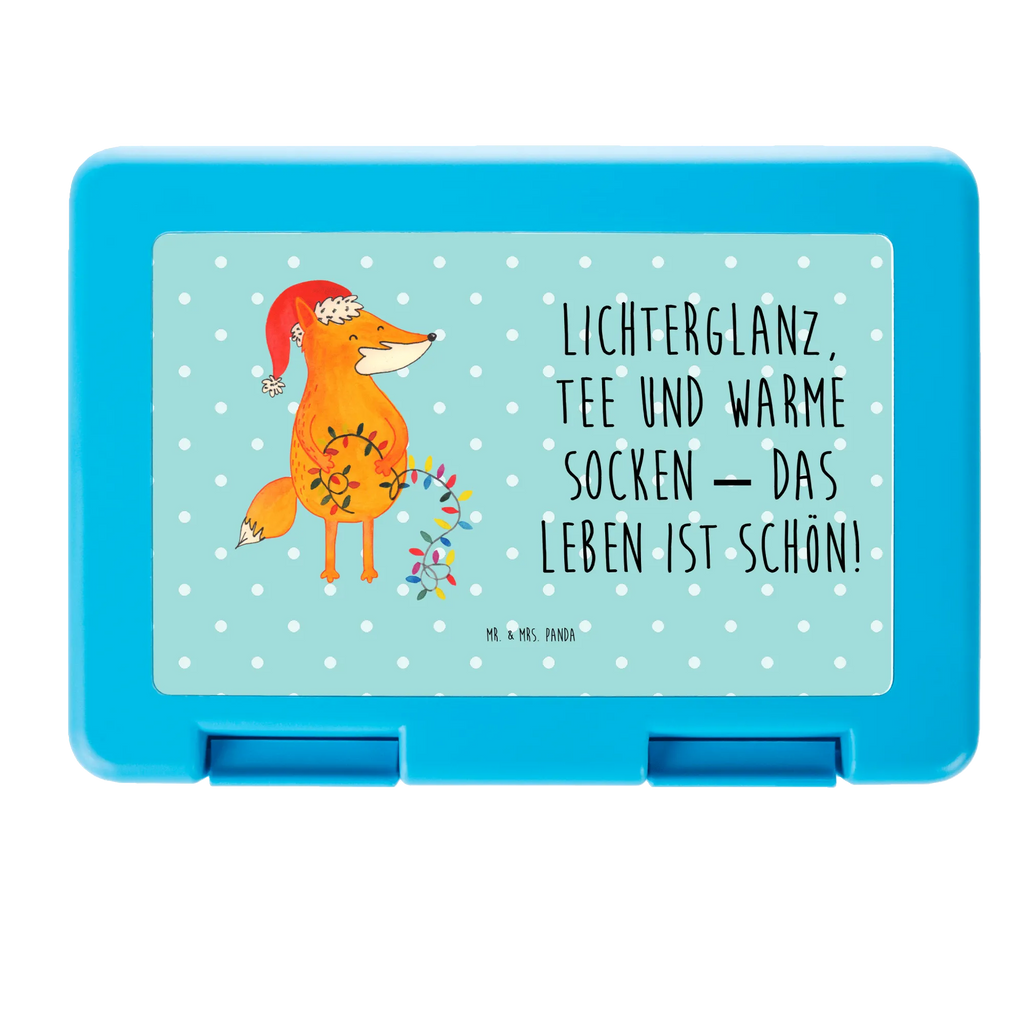 Pudełko na kanapki lis Boże Narodzenie Brotbox, Snackbox, Lunch box, Butterbrotdose, Brotzeitbox, Winter, Weihnachten, Weihnachtsdeko, Nikolaus, Advent, Heiligabend, Wintermotiv, Fuchs, Füchse, Spruch schön, Geschenk Weihnachten, Weihnachtsmann, Weihnachtszeit
