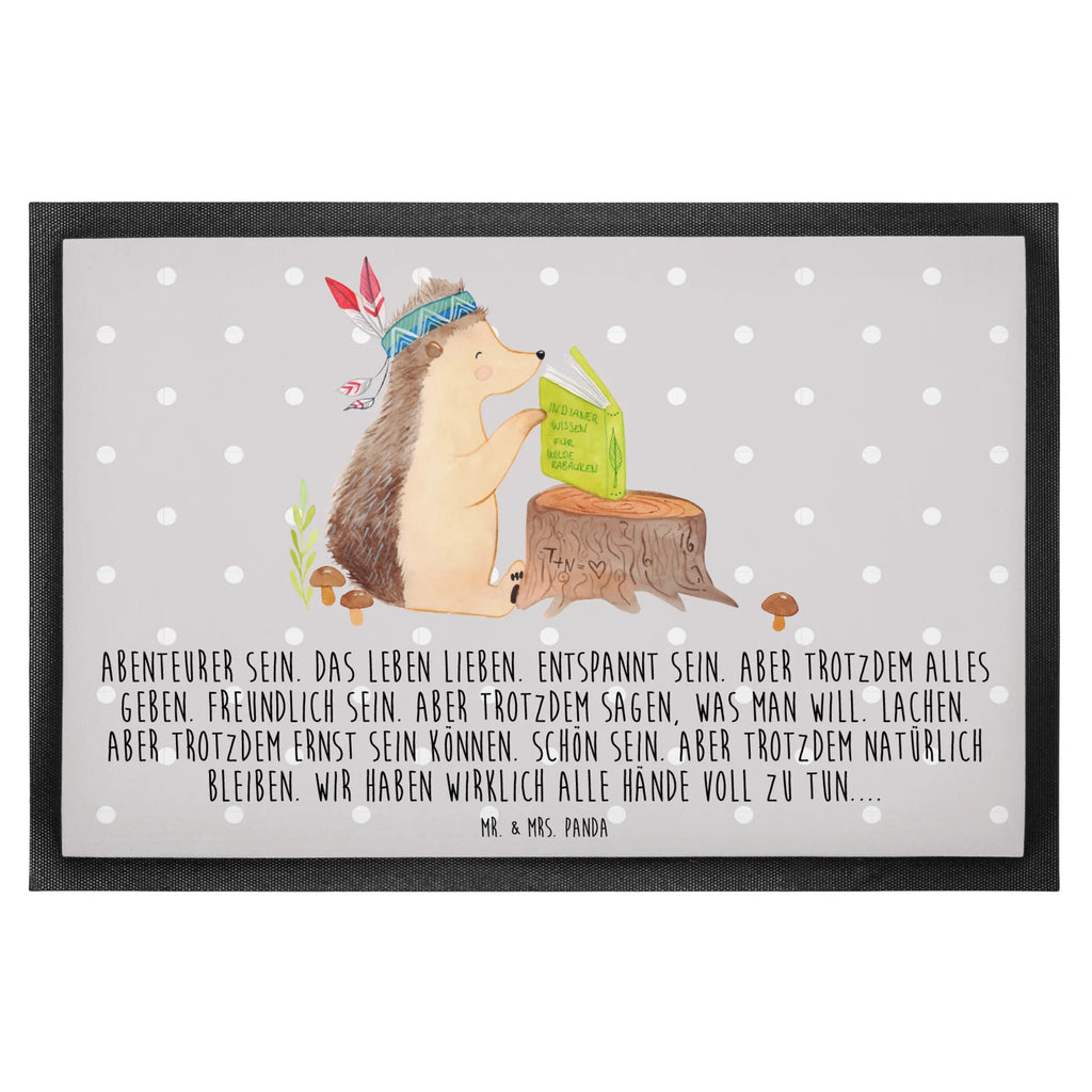 Doormat Hedgehog feather headdress Sauberlaufmatte, fußmatte, türmatten, sauberlaufmatten, Haustürmatte, flurmatte, abstreifer, schmutzfangmatten, Fußmatten, Schmutzfangmatte, Schmutzfänger, Türmatte, Eingangsteppich, außenmatte, Schmutzmatte, Schuhabstreifer, Fussmatte, hausmatte, Eingangsmatte, Türvorleger, Abtreter, matte haustür, Abtretmatte, Fußabstreifer, Fußabtreter, Schmutzfangteppich, Waldtiere, Tiere, Igel, Camping, Lagerfeuer, Abenteuer, Indianer