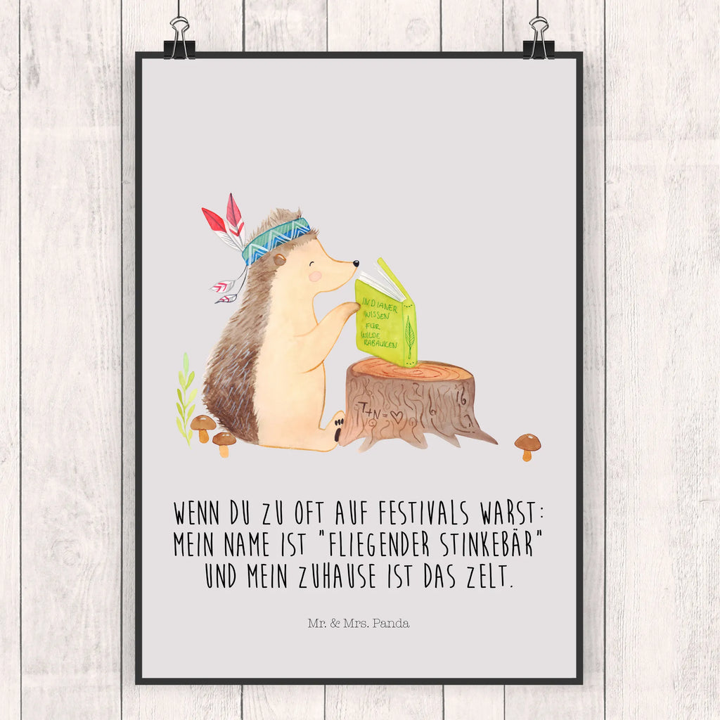 Poster Igel Indianer grafikposter, Posterdruck, Bild, kunstposter, Bild für Wand, Plakat, Mr. & Mrs. Panda Poster, Kunstdruck, drucke, Wandschmuck, Wanddeko Bild, wanddruck, Designposter, Wandposter, kunstdruck poster, Deko Bild, kunst für die wand, wandkunst, Poster, Wanddekoration, wanddeko, Wandbild, Waldtiere, Tiere, Camping, Abenteuer, Indianer, Igel, Lagerfeuer