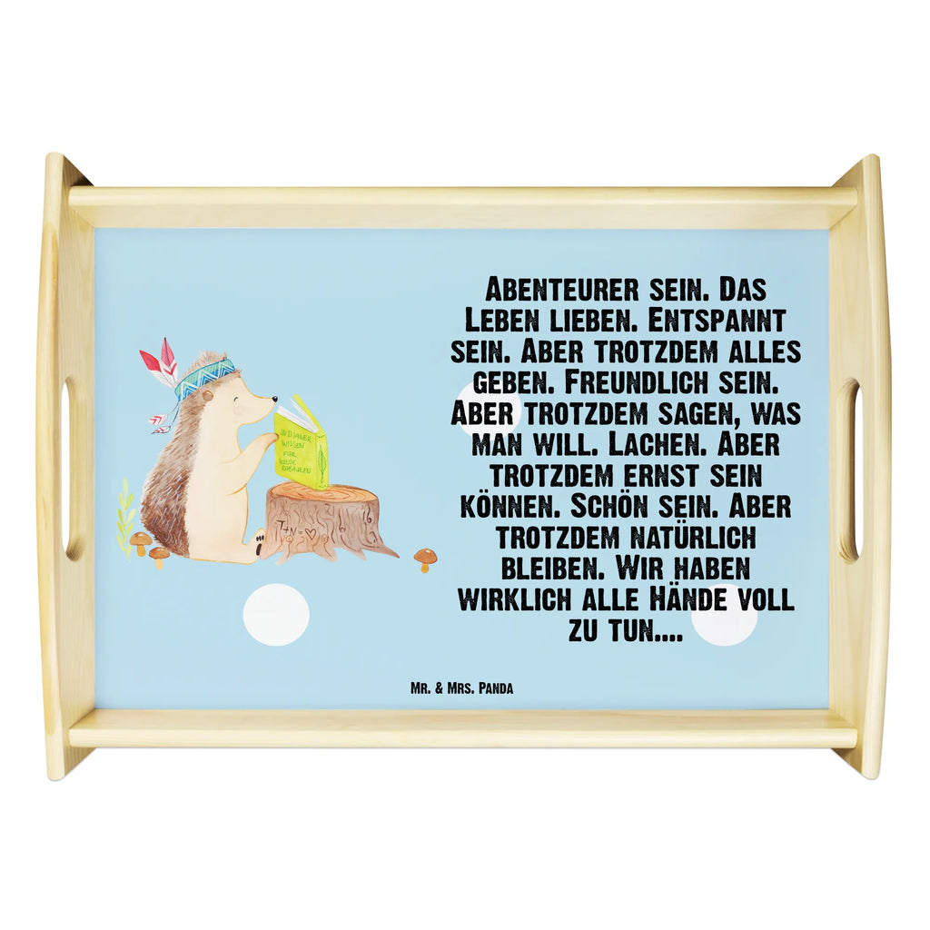 Serving tray Hedgehog feather headdress breakfast tray, kitchen tray, wooden tray, serving tray, tray, Forest animals, Campfire, Camping, Adventure, Hedgehogs, Indians