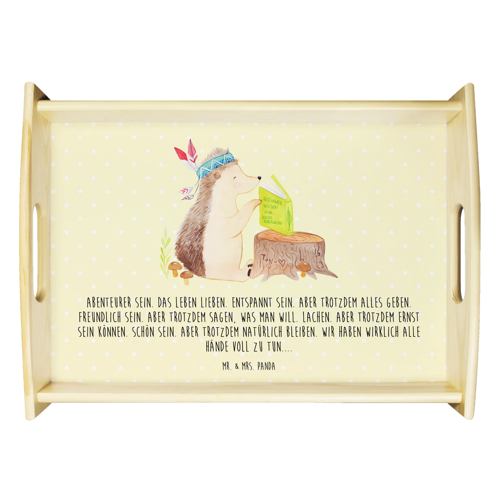 Serving tray Hedgehog feather headdress breakfast tray, kitchen tray, wooden tray, serving tray, tray, Forest animals, Campfire, Camping, Adventure, Hedgehogs, Indians