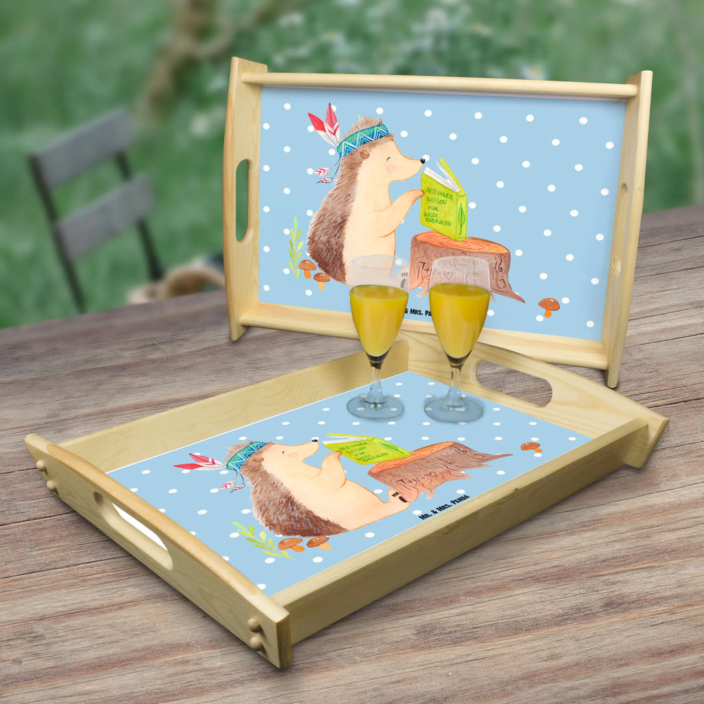 Serving tray Hedgehog feather headdress breakfast tray, kitchen tray, wooden tray, serving tray, tray, Forest animals, Campfire, Camping, Adventure, Hedgehogs, Indians