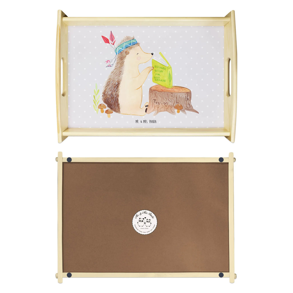 Serving tray Hedgehog feather headdress breakfast tray, kitchen tray, wooden tray, serving tray, tray, Forest animals, Campfire, Camping, Adventure, Hedgehogs, Indians