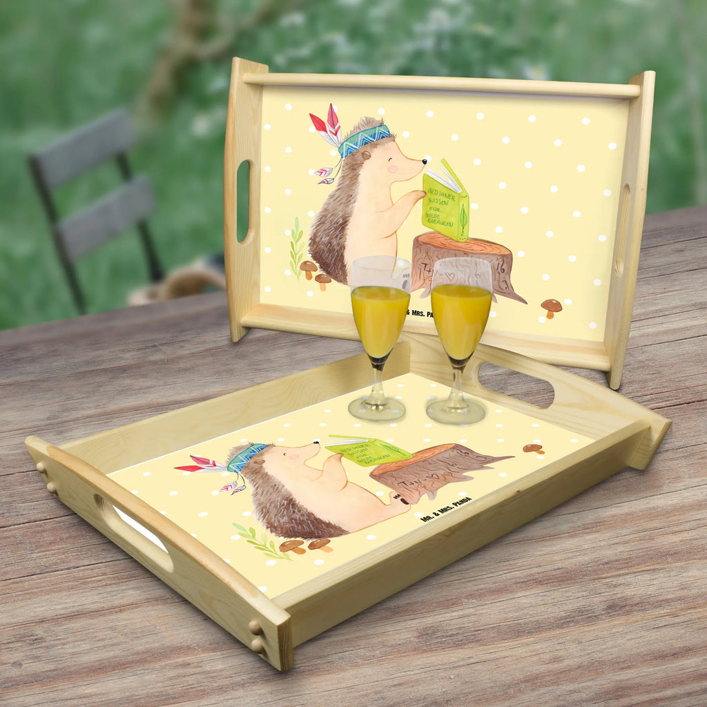 Serving tray Hedgehog feather headdress breakfast tray, kitchen tray, wooden tray, serving tray, tray, Forest animals, Campfire, Camping, Adventure, Hedgehogs, Indians
