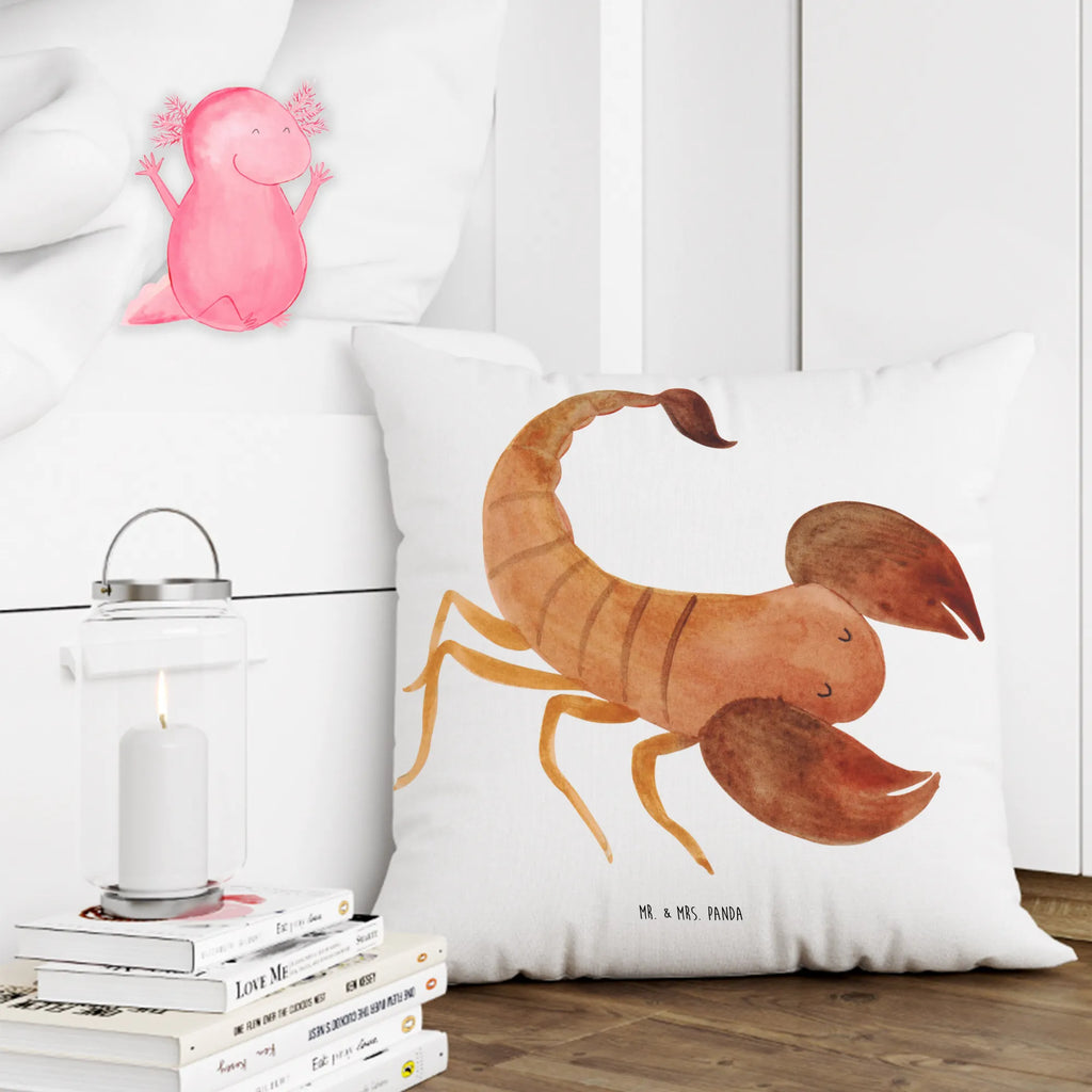 Cushion Star sign Scorpio Classic bedroom, bed, settee, fluffy, Pillow, pillows, 40 x 40, pad, sofa, couch, cushion, pillow case, soft, 40x40, constellations, birthdays, astrology, zodiac, date of birth, month of birth, scorpion star sign, gift november, birthday november, birthday october, scorpions, scorpion gift, gift october