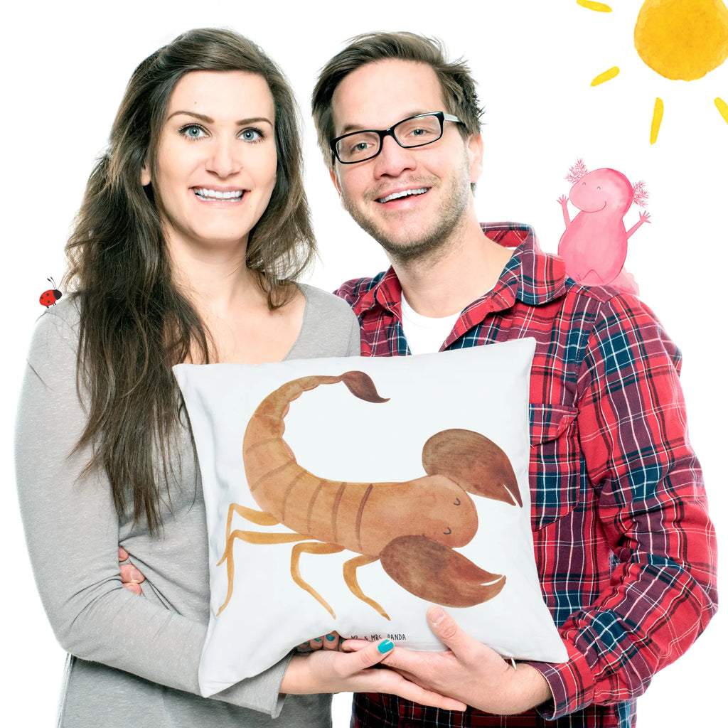 Cushion Star sign Scorpio Classic bedroom, bed, settee, fluffy, Pillow, pillows, 40 x 40, pad, sofa, couch, cushion, pillow case, soft, 40x40, constellations, birthdays, astrology, zodiac, date of birth, month of birth, scorpion star sign, gift november, birthday november, birthday october, scorpions, scorpion gift, gift october