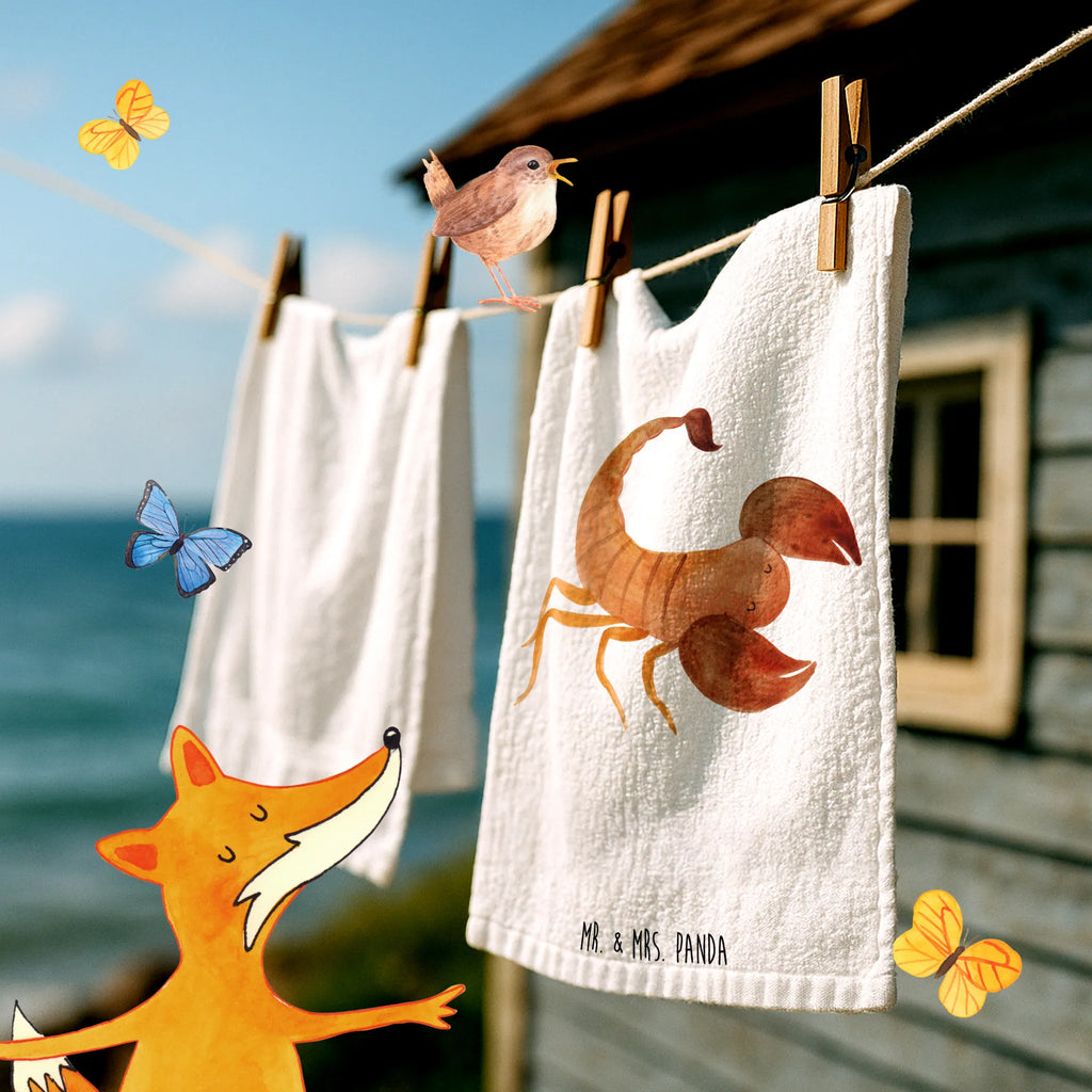 50 x 100 ręcznik Znak zodiaku Skorpion Klasyczny Znak zodiaku, gwiazdozbiór, horoskop, astrologia, ascendent