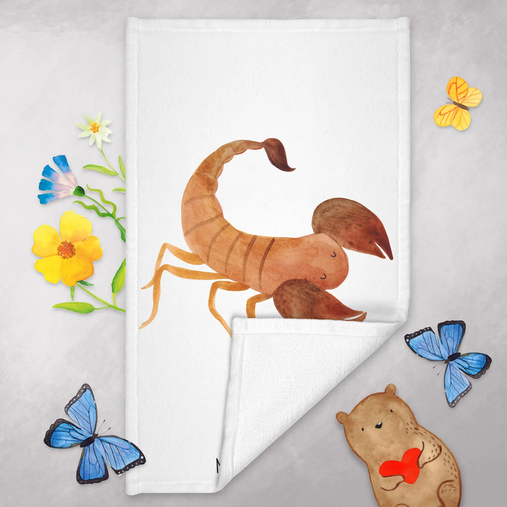 50 x 100 ręcznik Znak zodiaku Skorpion Klasyczny Znak zodiaku, gwiazdozbiór, horoskop, astrologia, ascendent