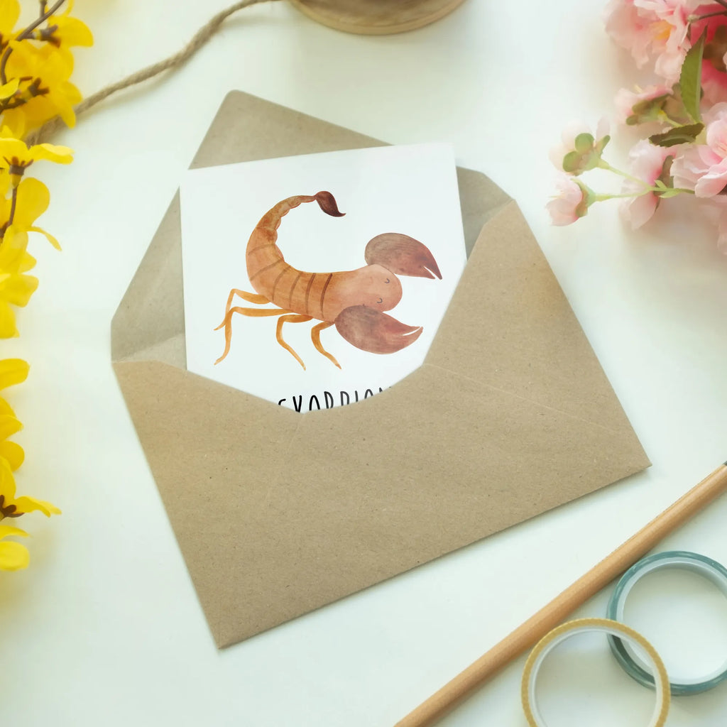 Grußkarte Sternzeichen Skorpion Classic Glückwunschkarte, Ansichtskarten, Geburtstagskarte, Grußkarte, Klappkarte, Karte, Hochzeitskarte, Einladungskarte, Tierkreiszeichen, Sternzeichen, Horoskop, Astrologie, Aszendent, Geschenk Oktober, Geburtstag Oktober, Skorpione, Skorpion Geschenk, Geburtstag November, Geschenk November, Skorpion Sternzeichen