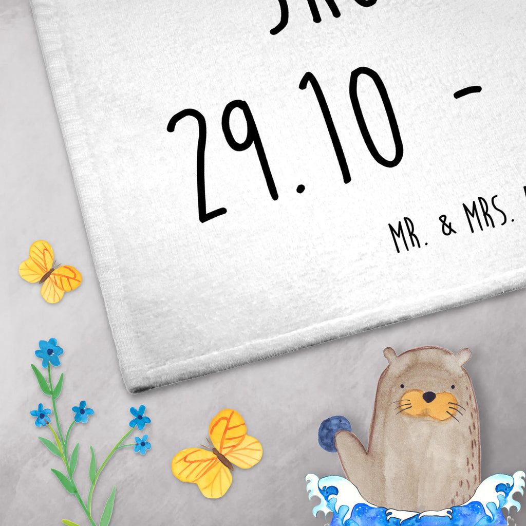 50 x 100 ręcznik Znak zodiaku Skorpion Klasyczny Znak zodiaku, gwiazdozbiór, horoskop, astrologia, ascendent