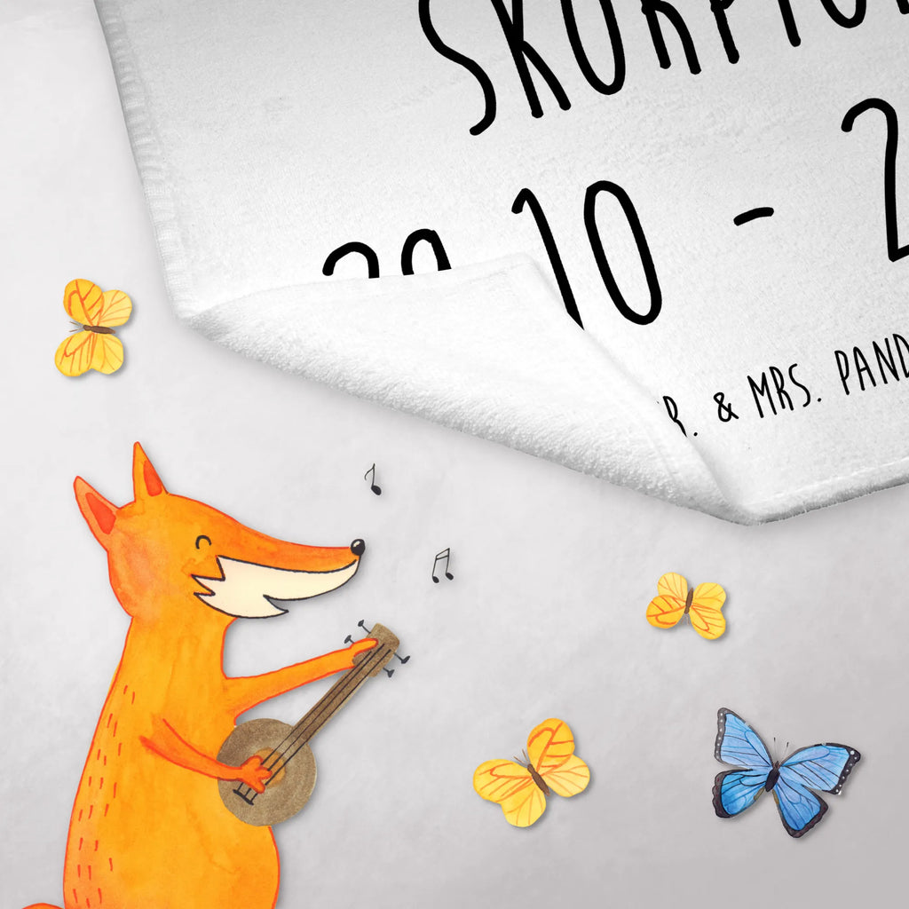 50 x 100 ręcznik Znak zodiaku Skorpion Klasyczny Znak zodiaku, gwiazdozbiór, horoskop, astrologia, ascendent