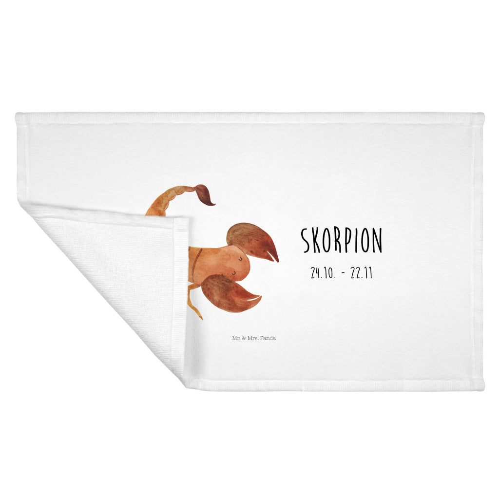 50 x 100 ręcznik Znak zodiaku Skorpion Klasyczny Znak zodiaku, gwiazdozbiór, horoskop, astrologia, ascendent