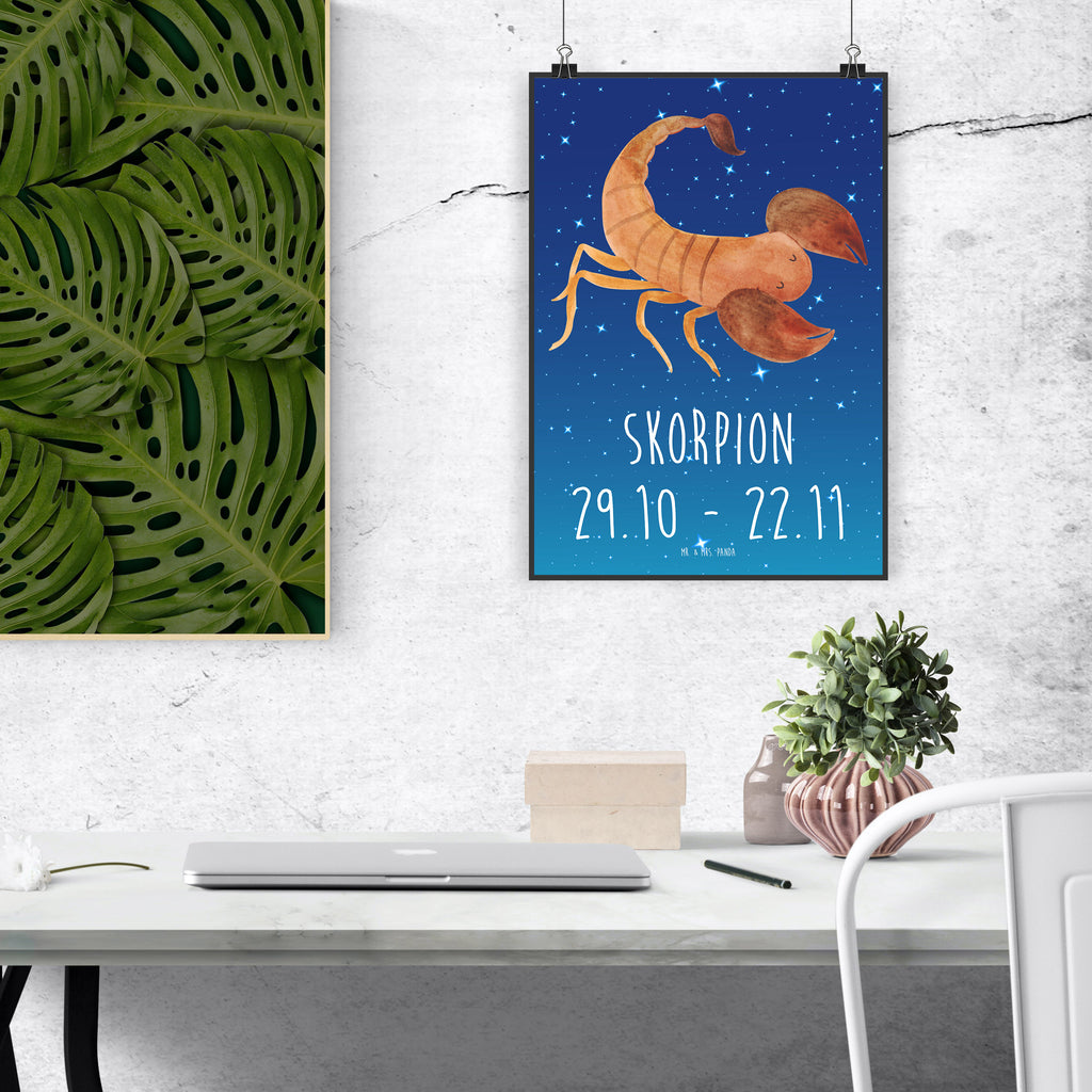 Poster Sternzeichen Skorpion Classic Deko Bild, wanddruck, Kunstdruck, Bild, grafikposter, Wanddekoration, kunst für die wand, kunstdruck poster, kunstposter, Poster, Wandposter, wanddeko, Mr. & Mrs. Panda Poster, Bild für Wand, Posterdruck, Plakat, wandkunst, Wandbild, Designposter, Wanddeko Bild, Wandschmuck, drucke, Sternzeichen, Aszendent, Astrologie, Horoskop, Tierkreiszeichen, Geschenk November, Geburtstag November, Skorpione, Geburtstag Oktober, Skorpion Sternzeichen, Skorpion Geschenk, Geschenk Oktober