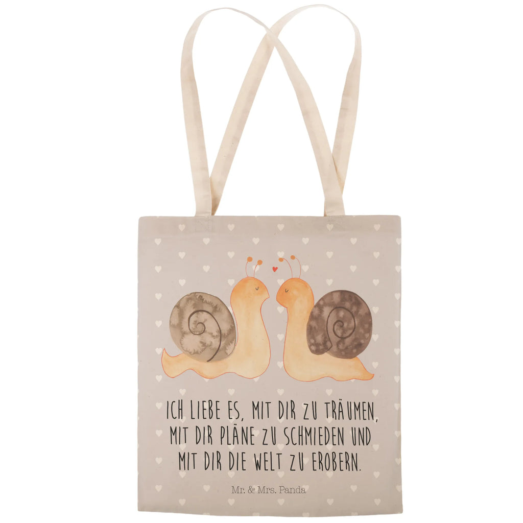 Einkaufstasche Schnecken Liebe Stofftasche, Tragetaschen, Alltagstasche, stoffshopper, Stoffbeutel, cityshopper, Einkaufsbeutel, Stoffeinkaufstaschen, markttasche, Strandtasche, Umhängetasche, Beutel Tasche, Einkaufstasche, Freizeittasche, Tüte, Beutel, Stofftragetasche, Einkaufstaschen, Schultertasche, Shopper, taschen shopper, shopping bag, Stofftaschen, Freundin, Freund, Liebe, Liebesgeschenk, Jahrestag, Verlobung, Partner, Ehemann, Ehefrau, Heiraten, Heiratsantrag, Hocheitstag