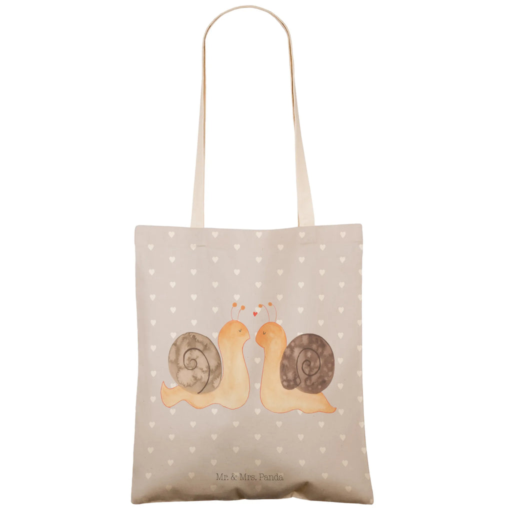 Einkaufstasche Schnecken Liebe Stofftasche, Tragetaschen, Alltagstasche, stoffshopper, Stoffbeutel, cityshopper, Einkaufsbeutel, Stoffeinkaufstaschen, markttasche, Strandtasche, Umhängetasche, Beutel Tasche, Einkaufstasche, Freizeittasche, Tüte, Beutel, Stofftragetasche, Einkaufstaschen, Schultertasche, Shopper, taschen shopper, shopping bag, Stofftaschen, Freundin, Freund, Liebe, Liebesgeschenk, Jahrestag, Verlobung, Partner, Ehemann, Ehefrau, Heiraten, Heiratsantrag, Hocheitstag