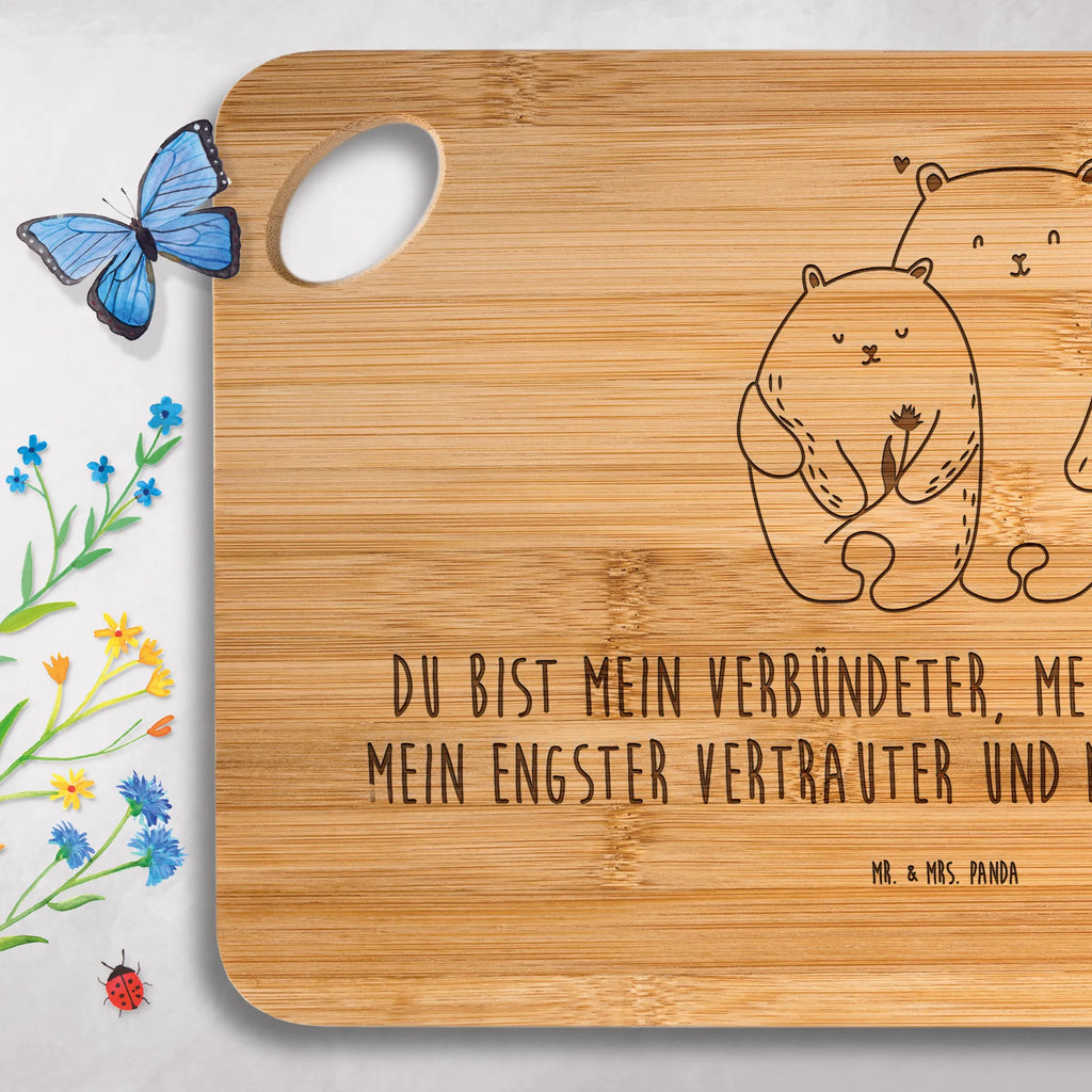 Bambus - deska do krojenia Miłość niedźwiedzi Miłość, partner, przyjaciel, przyjaciółka, mąż, żona, wesele, zaręczyny, prośba o rękę, prezent miłosny, rocznica, dzień ślubu