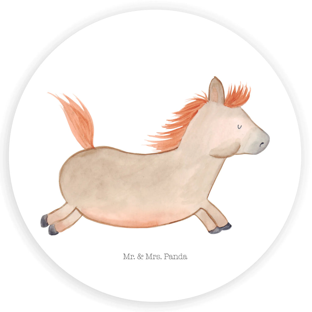 80mm Rund Aufkleber Pferd springt Sticker, Aufkleber, Etikett, Bauernhof, Hoftiere, Landwirt, Landwirtin, Pferd, Pony, Pferde, Stall, Pferdestall, ausreiten, reiten, Pferdebesitzer