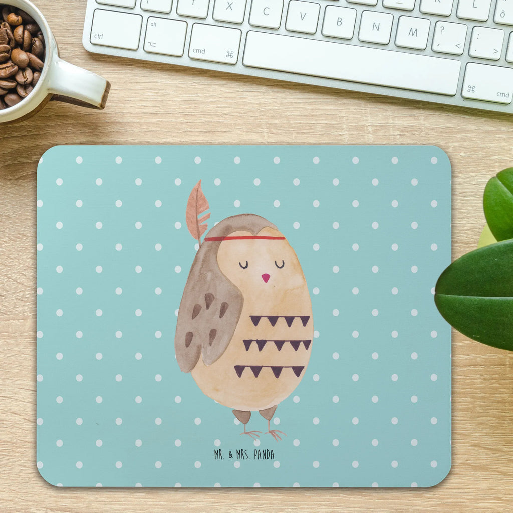 Mauspad Eule Federschmuck Computer zubehör, Mauspad Büro, Mousepad, Designer Mauspad, Mauspad, Mausunterlage, Arbeitszimmer, Büroausstattung, Einzigartiges Mauspad, PC Zubehör, Eule, Federschmuck, Das Leben ist ein Abenteuer, Dekoration, Eule Deko, Reisespruch, Owl