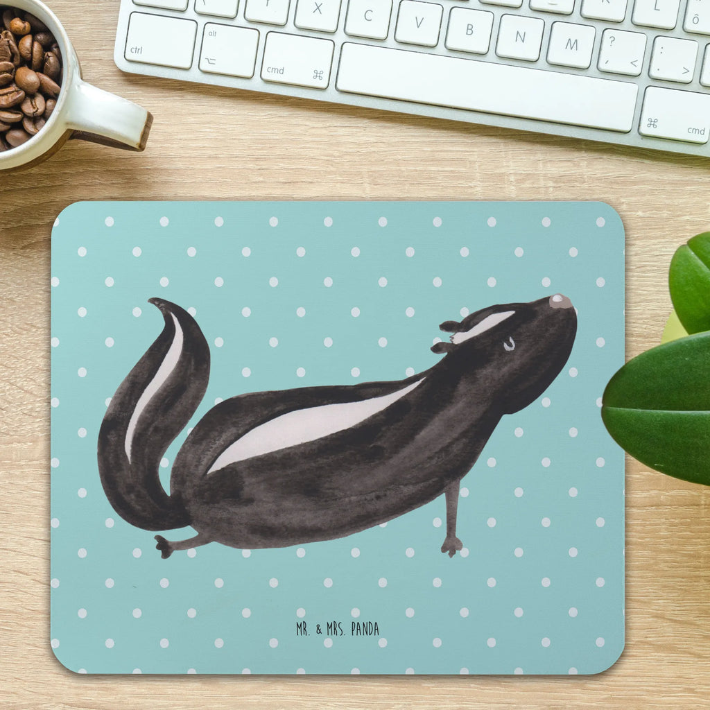 Mouse mat skunk yoga mousepad, Pad, Work, Office, Gift, Print, PC, fun, Motif, saying, Student, Mouse Pad, Mouse, Study, Skunk, Namaste, Wild animal, Love, Stinky, Live, Laugh, Stinker, Yoga, Predator